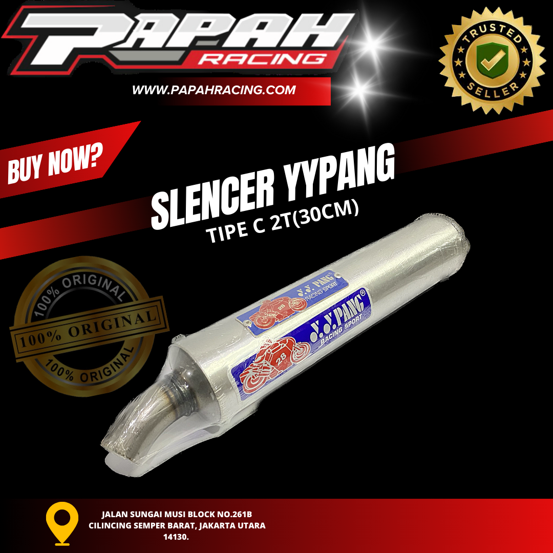 SLENSER CILINCER SELENSER KNALPOT YYPANG TIPE C 2T 30CM YYPANG